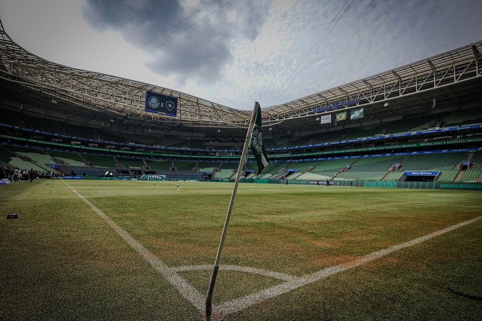 Vista geral do Allianz Parque para partida entre Palmeiras e Botafogo