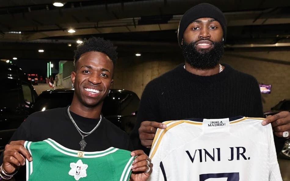 Astro da NBA reforça boas energias para Vini Jr em partida contra a Argentina