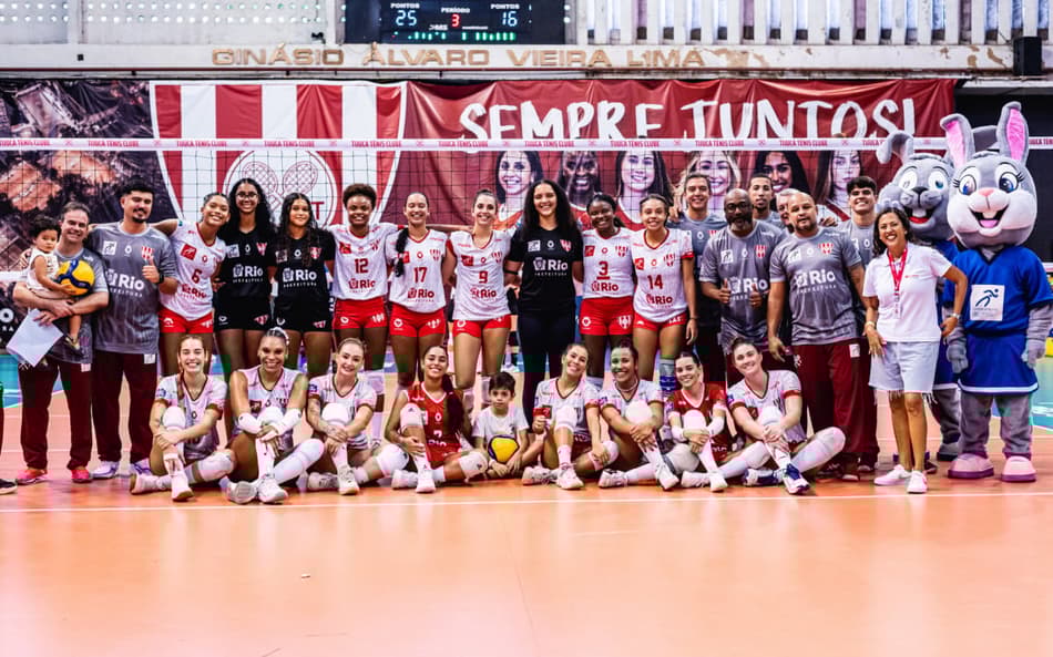 Equipe Tijuca Tênis Clube da temporada 2024/2025 (Foto: Divulgação)