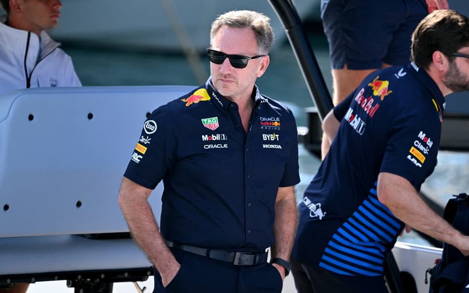 Christian Horner no GP de Mônaco (Foto: NICOLAS TUCAT / AFP)