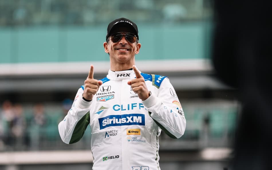Helio Castroneves em ação na Indy 500 (Foto: Penske Entertainment)