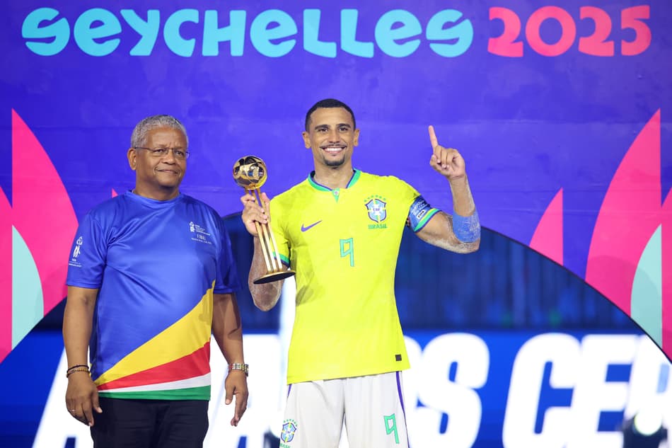 Rodrigo foi eleito o melhor da Copa do Mundo, em Seychelles