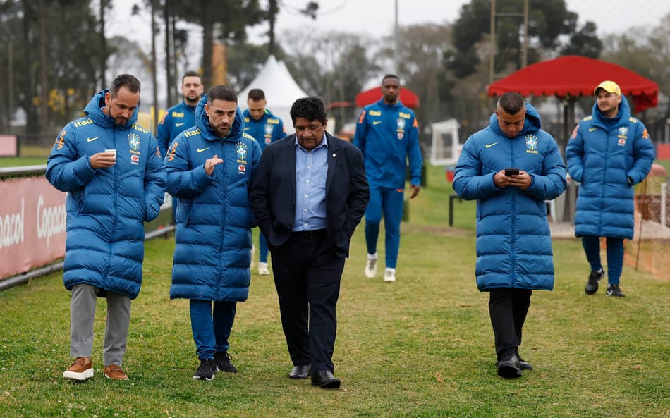 Ednaldo Rodrigues e Rodrigo Caetano - Seleção Brasileira