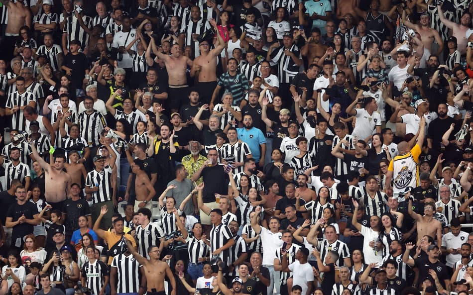 Torcida do Botafogo no Estádio Nilton Santos (Foto: Vítor Silva/Botafogo)