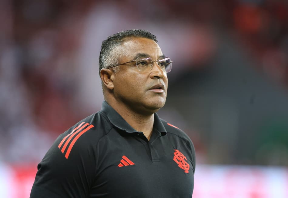 Internacional x Palmeira - Campeonato Brasileiro 2025 - Roger Machado (I) (Foto: Ricardo Duarte/SC Internacional)