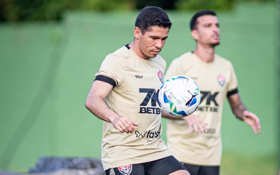 Osvaldo em treino do Vitória Foto: Victor Ferreira / EC Vitória