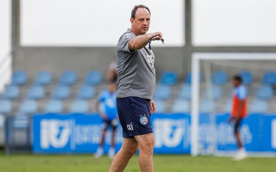 Rogério Ceni comanda treino do Bahia Foto: Rafael Rodrigues / EC Bahia