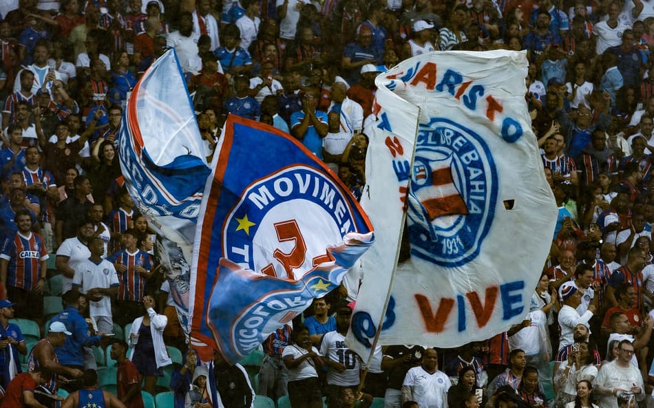 Torcida do Bahia na Arena Fonte Nova Foto: Letícia Martins / EC Bahia