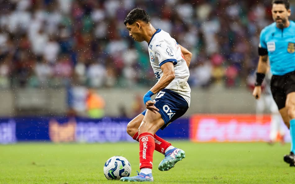 Erick Pulga faz jogada na partida contra o Botafogo Foto: Letícia Martins / EC Bahia