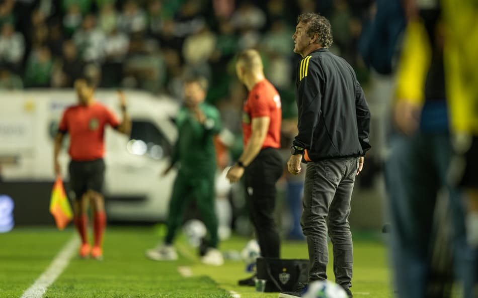 Cuca em jogo do Atlético-MG (Foto: Pedro Souza / Atlético)