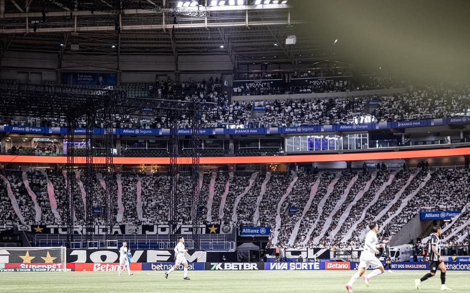 Santos x Ceará no Allianz Parque (Raul Baretta/ Santos FC)