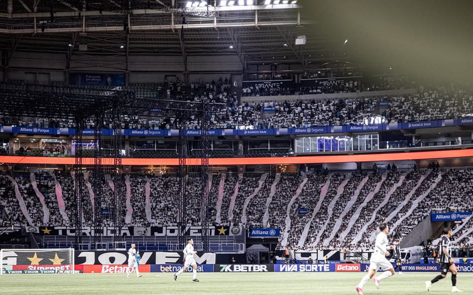 Santos x Ceará no Allianz Parque (Raul Baretta/ Santos FC)