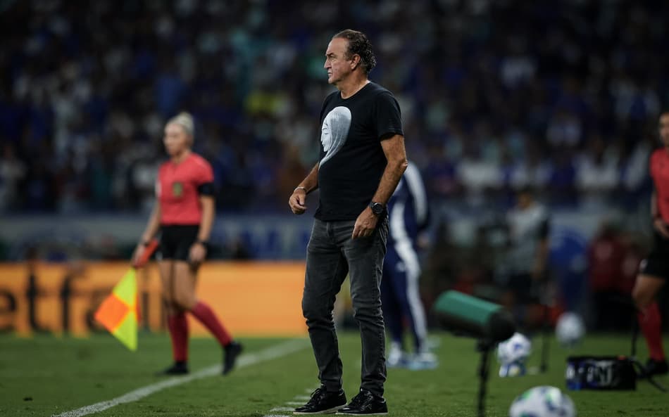 Cuca em jogo do Atlético-MG (Foto: Pedro Souza / Atlético)