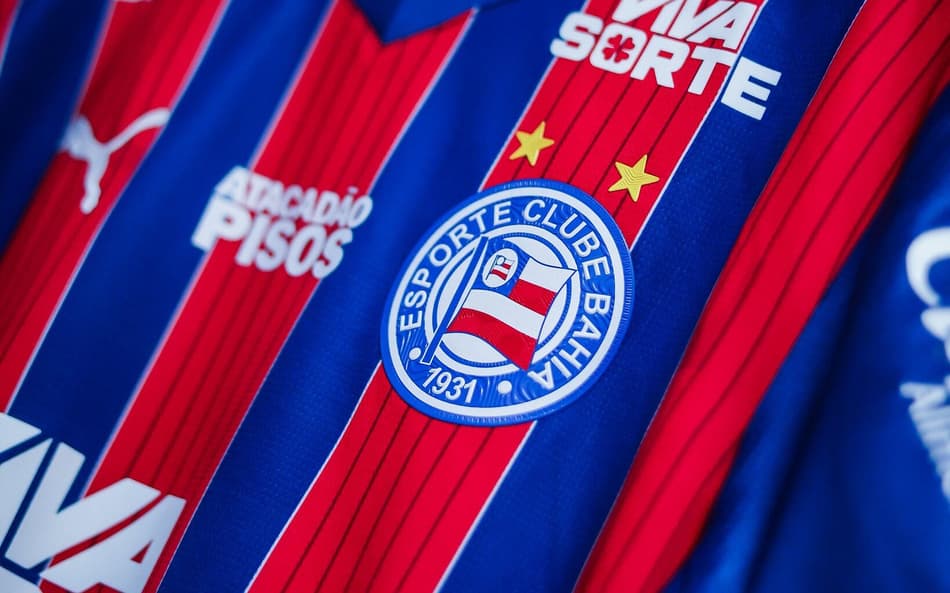Uniforme do Bahia no vestiário da Arena Fonte Nova Foto: Letícia Martins / EC Bahia