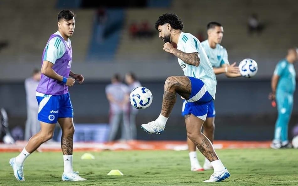 Gabigol e Kaio Jorge, atacantes do Cruzeiro (Foto: Heber Gomes/Cruzeiro)