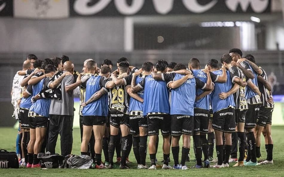 Santos na Copa do Brasil, em Alagoas.