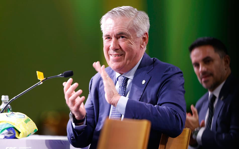 Carlo Ancelotti é o técnico da Seleção Brasileira (Foto: Rafael Ribeiro/CBF)