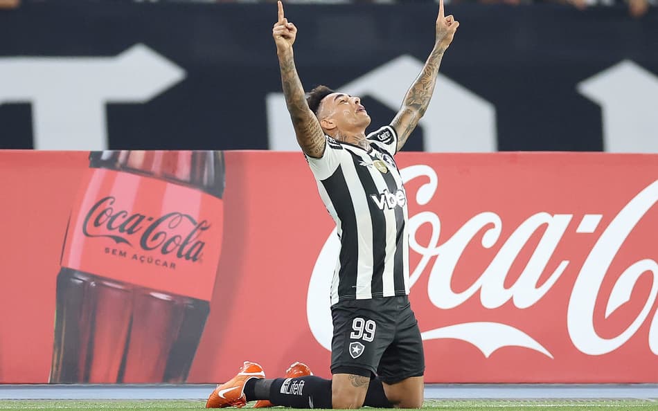 Igor Jesus fez o gol da classificação do Botafogo (Foto: Vítor Silva/Botafogo)