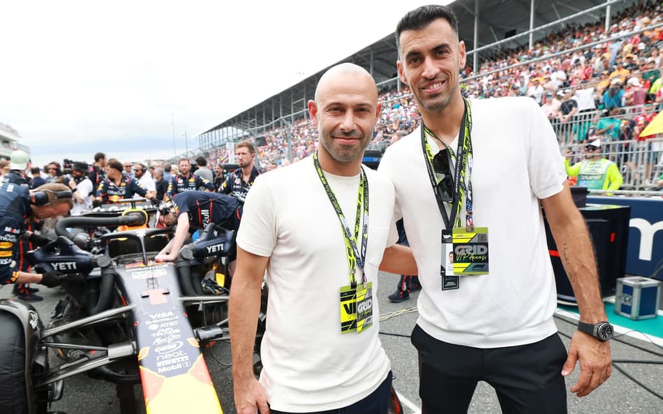 Mascherano e Busquets - Formula 1