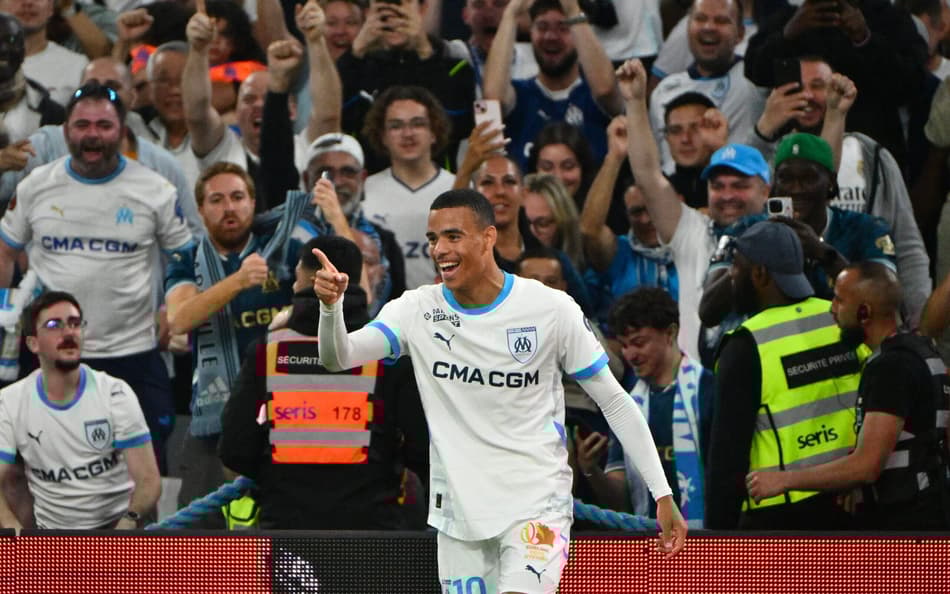 Mason Greenwood foi o artilhiero da Ligue 1 (Foto: Christophe Simon/AFP)