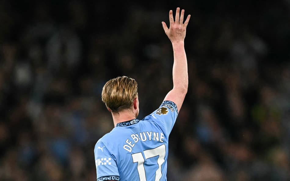 De Bruyne jogou seu último jogo pelo Manchester City no Etihad Stadium (Foto: Paul Ellis/AFP)