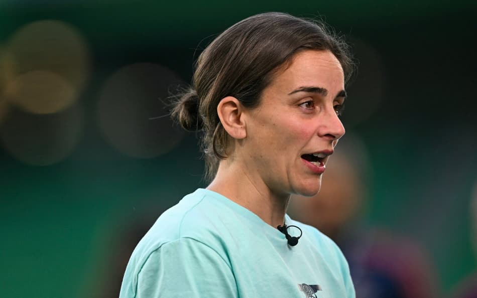 Renée Slegers foi campeã da Champions League Feminina com o Arsenal frente ao Barcelona (Foto: Patricia de Melo Moreira/AFP)
