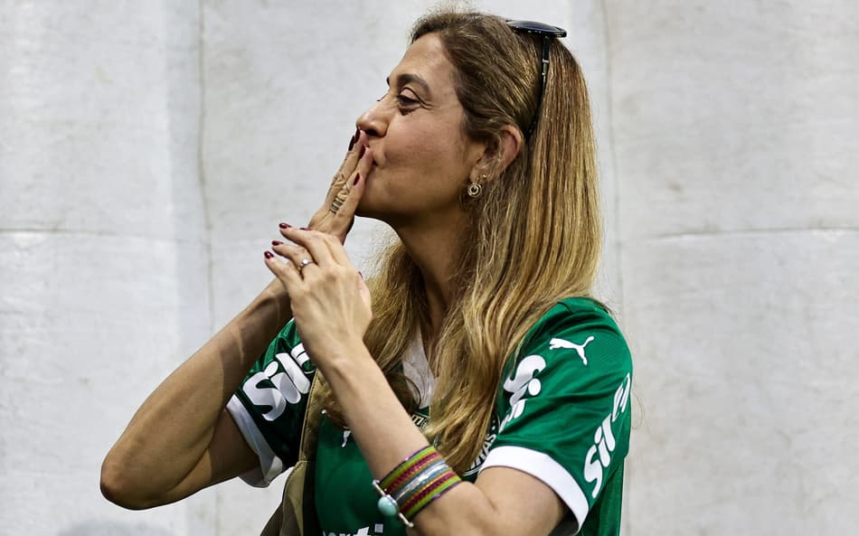 Leila Pereira, presiente do Palmeiras