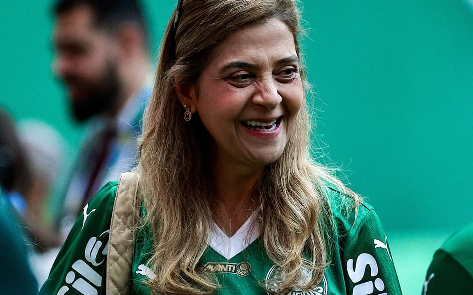 Leila Pereira, presidente do Palmeiras (Foto: Fabio Giannelli/AGIF)
