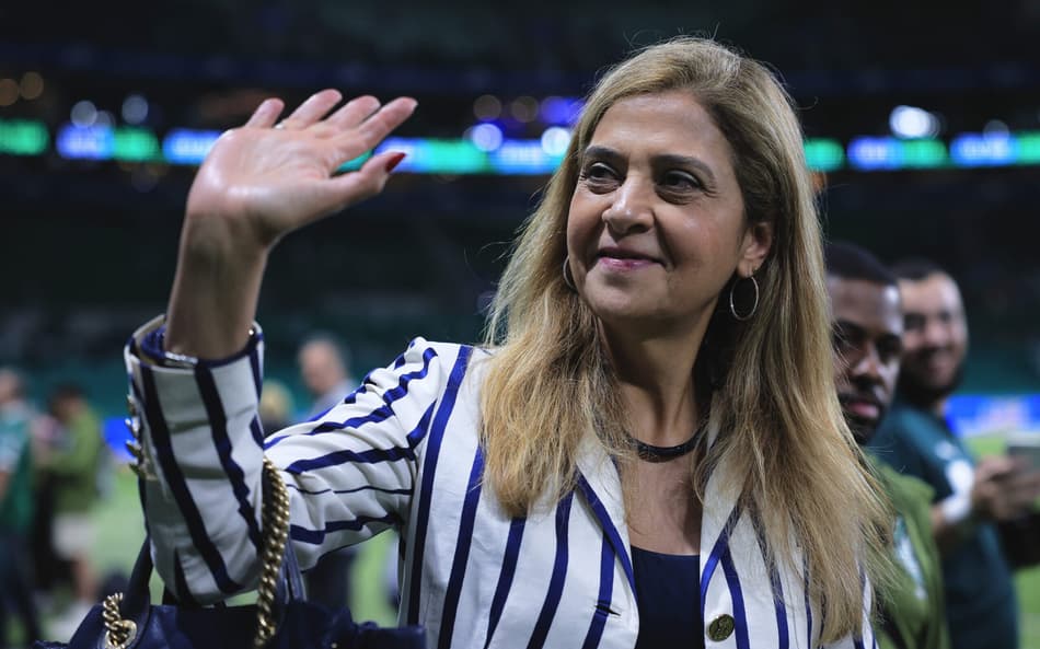 Leila Pereira, presidente do Palmeiras