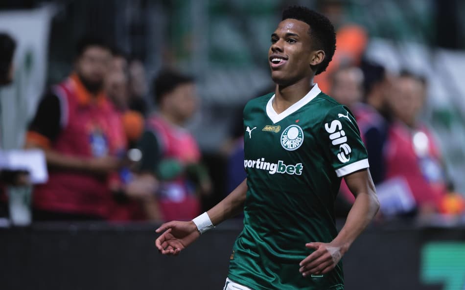 Estêvão, atacante do Palmeiras