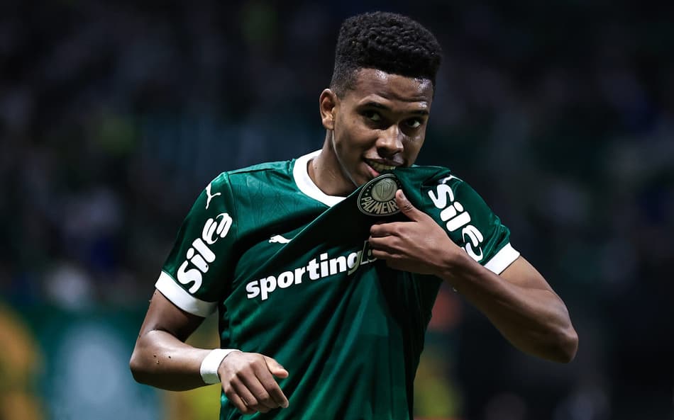 Estêvão, atacante do Palmeiras