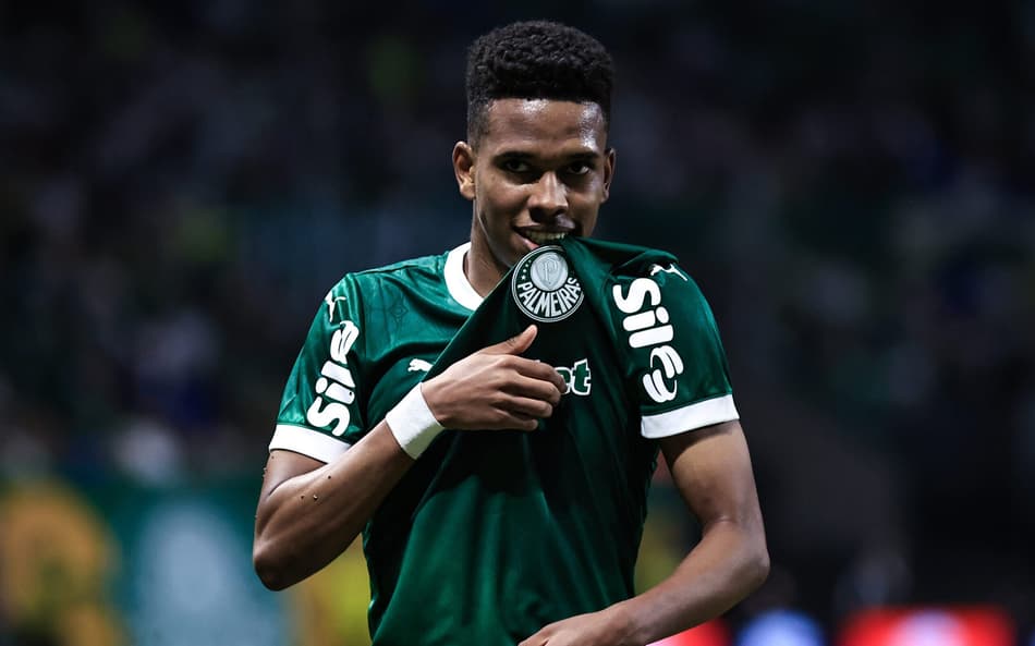 Estêvão, atacante do Palmeiras