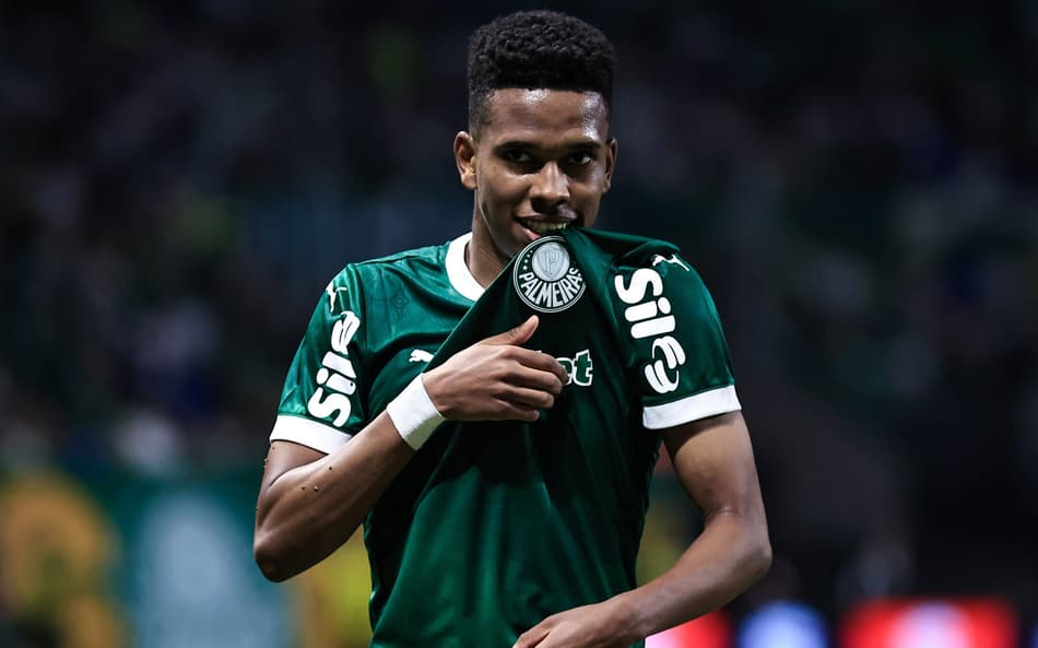Estêvão, atacante do Palmeiras