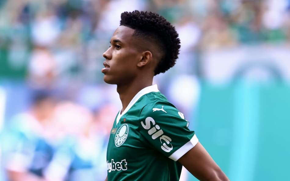 Estêvão, atacante do Palmeiras