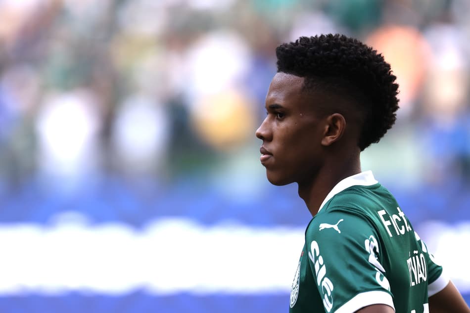 Estêvão, atacante do Palmeiras