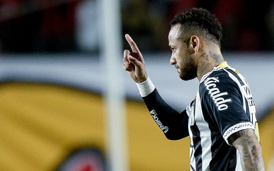 Neymar fará o 12º jogo com o Santos desde o retorno à Baixada Santista. (Foto: Jhony Pinho/AGIF)