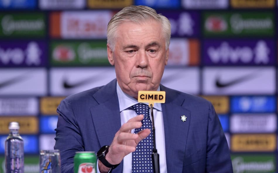 Carlo Ancelotti convoca seleção pela primeira vez