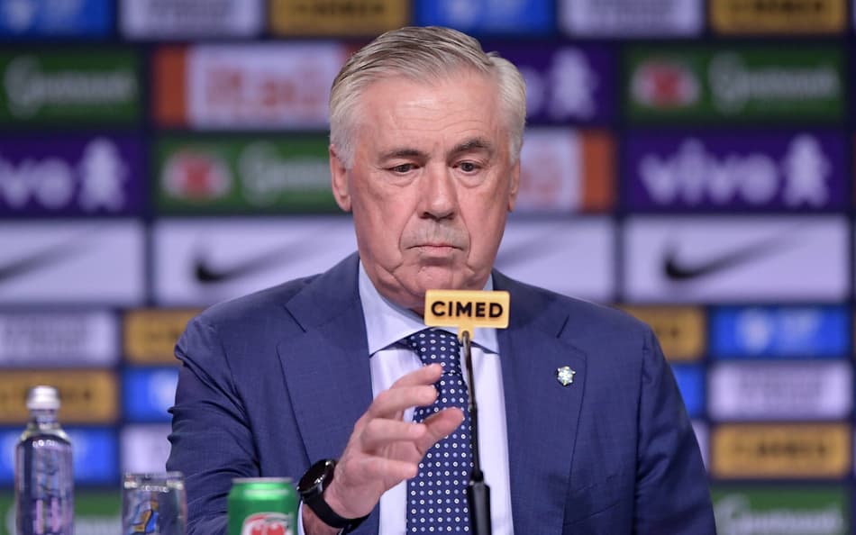 Carlo Ancelotti convoca seleção pela primeira vez