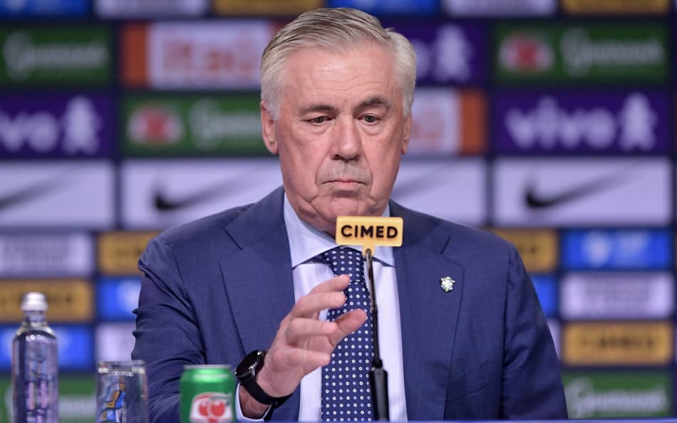 Carlo Ancelotti convoca seleção pela primeira vez