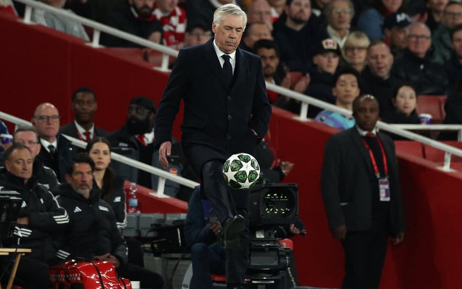 Carlo Ancelotti é o novo técnico da Seleção Brasileira (Foto: Adrian Dennis/AFP)