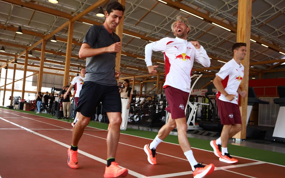 Medalhista olímpico desafiou atletas do RB Leipzig