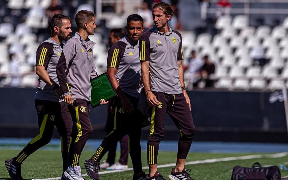 Comissão técnica Filipe Luís Flamengo