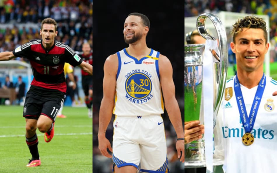 Klose - Curry - Cristiano Ronaldo