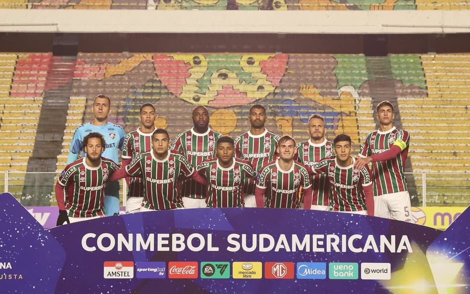 Time do Fluminense na Sul-Americana