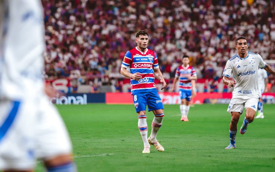 Partida entre Fortaleza e Cruzeiro, pelo Brasileirão (Foto: Matheus Amorim/Fortaleza EC)