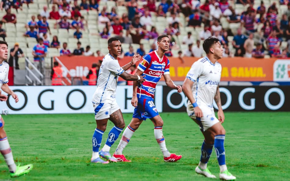 Partida entre Fortaleza e Cruzeiro, pelo Brasileirão (Foto: Matheus Amorim/Fortaleza EC)