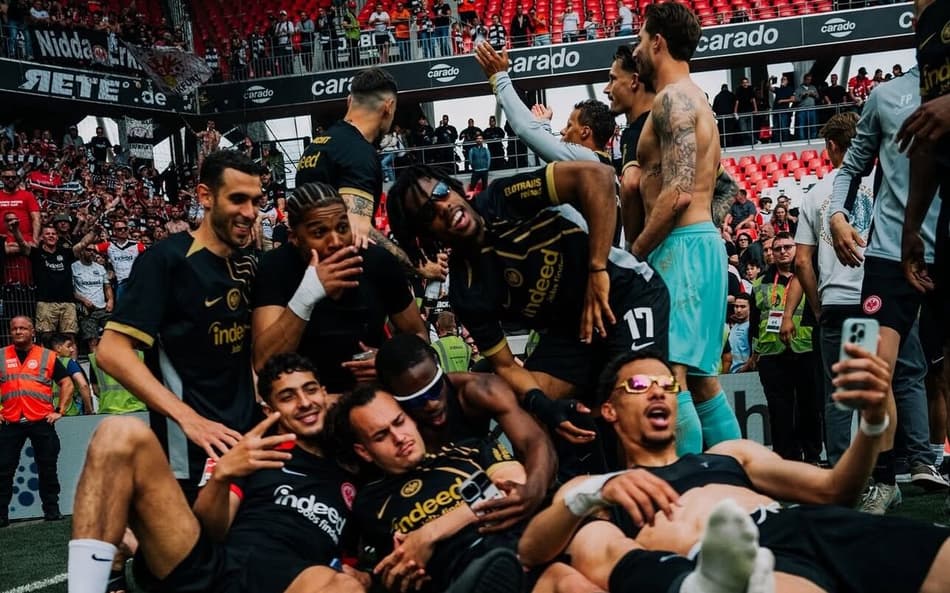 Frankfurt no último jogo da rodada da Bundesliga