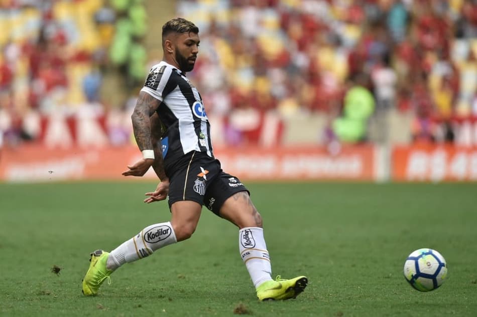 Gabigol Flamengo Santos 2018