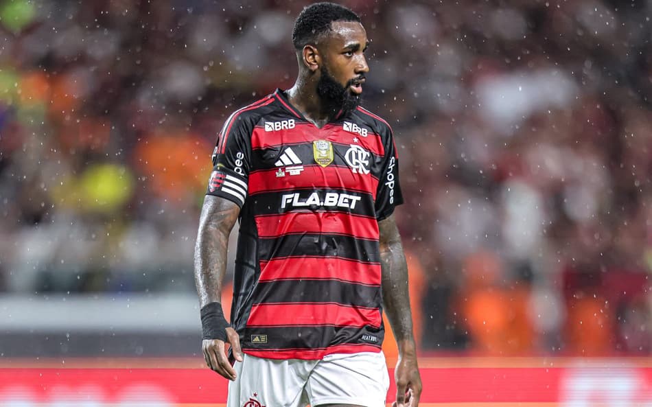 Gerson desfalca o Flamengo por problema muscular (Foto: Fernando Torres/AGIF)