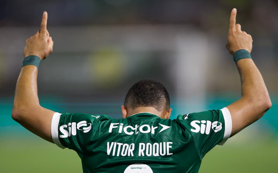 Vitor Roque, centroavante do Palmeiras